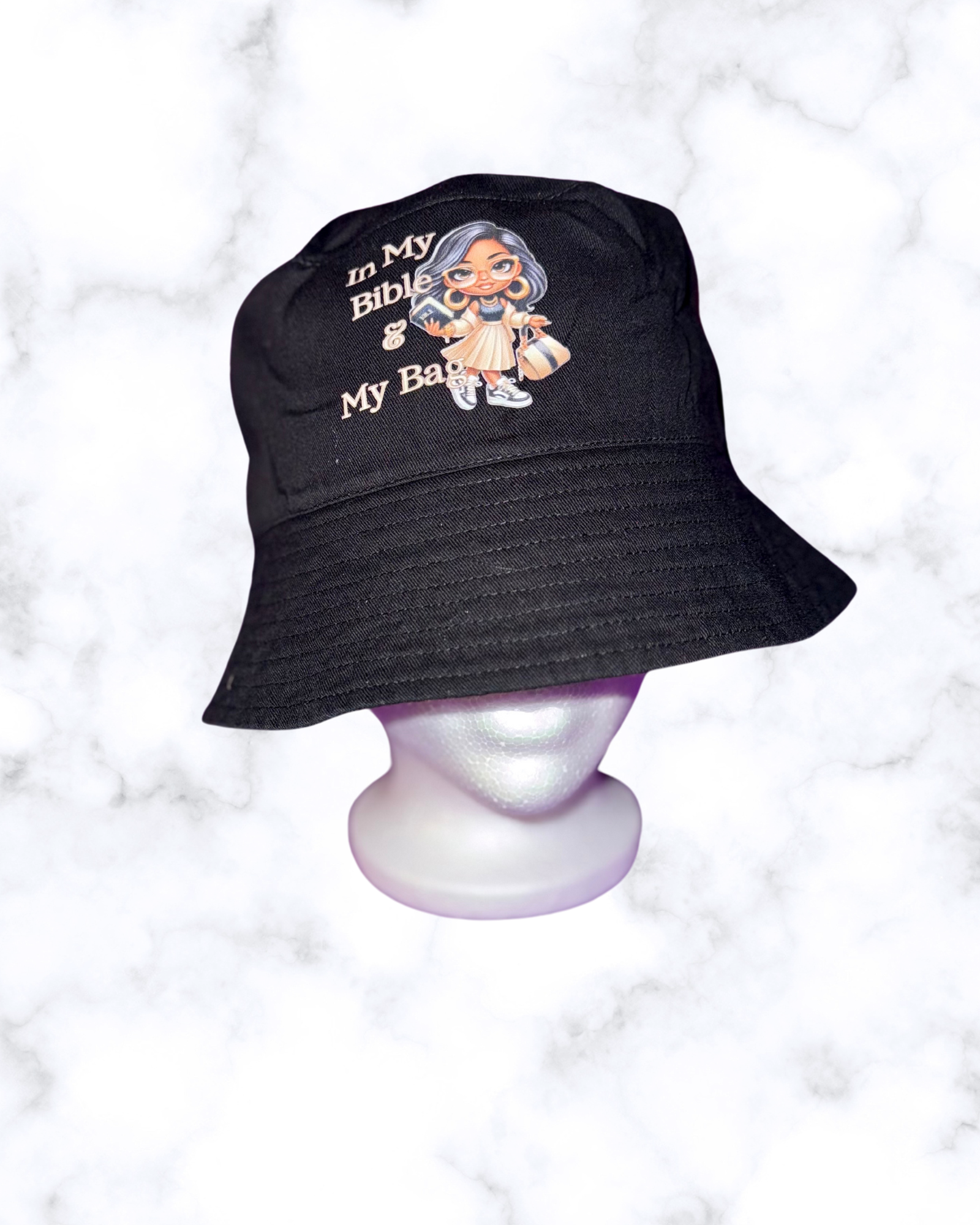 "In My Bible & My Bag" Bucket Hat