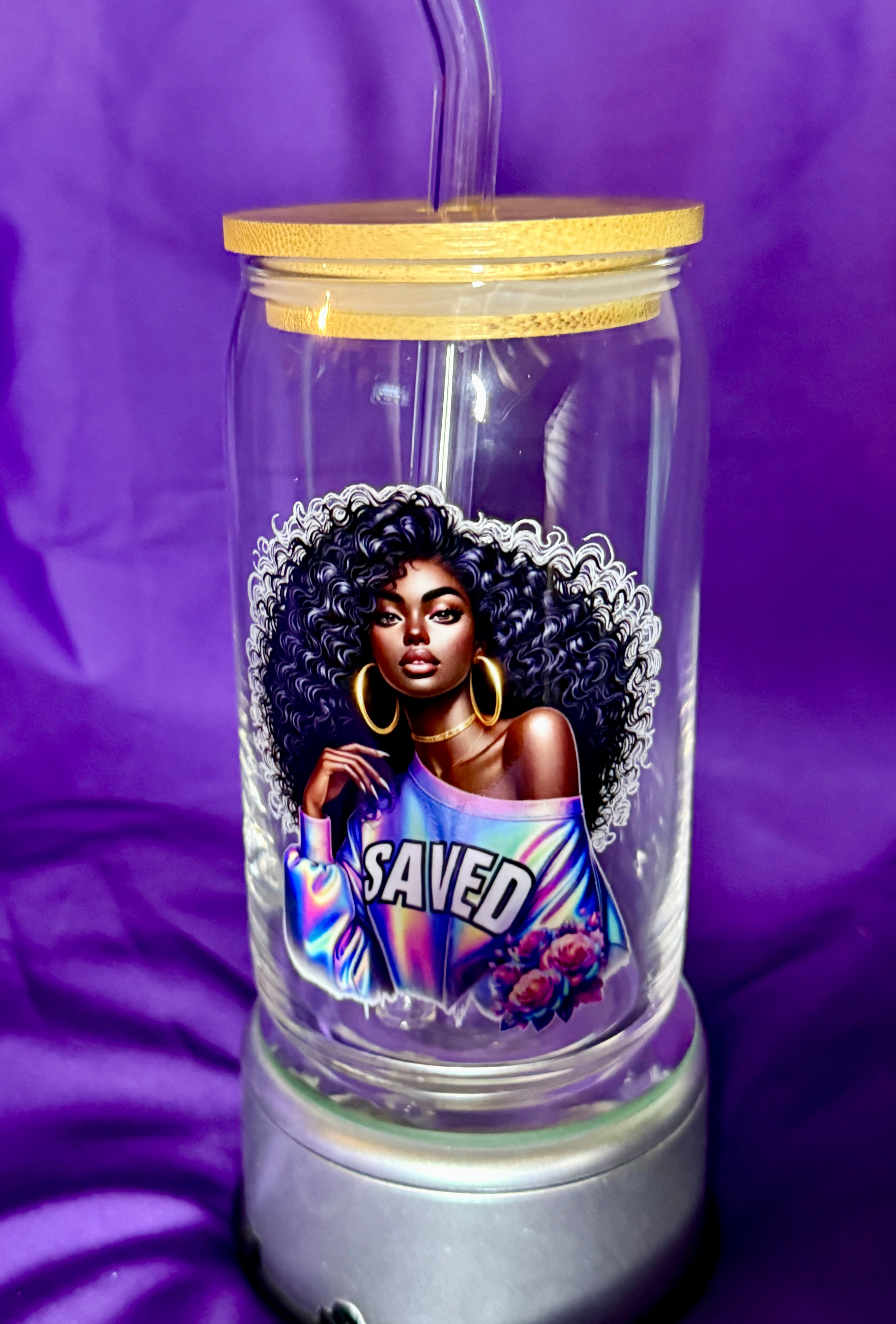 ⛪ "Saved & Styled" Can Glass